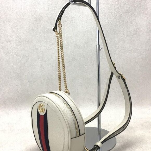 Brand new Gucci Ophidia Leather Round backpack Bag main image 8